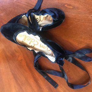 Blue Velvet Sam Edelman Ballet Flats 7.5